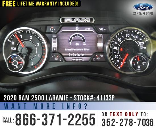 2020 RAM 2500 LARAMIE Leather Seats - Touchscreen - Camera for sale in Alachua, FL – photo 17