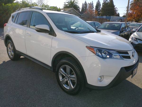 2015 Toyota RAV4 XLE suv White - cars & trucks - by dealer - vehicle... for sale in Palo Alto, CA – photo 3