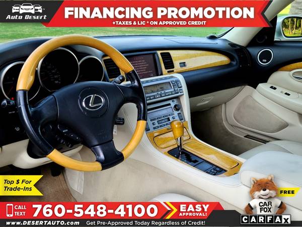 2004 Lexus *SC* *430* Only $303/mo! Easy Financing! - cars & trucks... for sale in Palm Desert , CA – photo 4