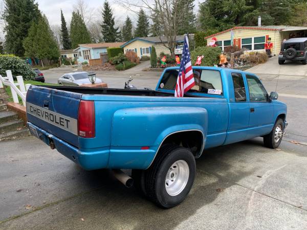 1991 Chevrolet 3500 Dually - cars & trucks - by owner - vehicle... for sale in Mill Creek, WA – photo 2