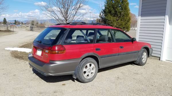 1999 Subaru Outback Red for sale in Missoula, MT – photo 2