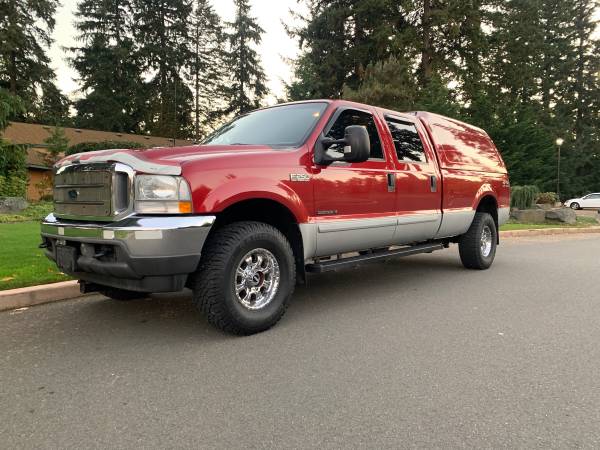 2002 Ford F-250 Crew Cab Long Bed 4X4 7.3 power stroke diesel Low mile for sale in PUYALLUP, WA – photo 2