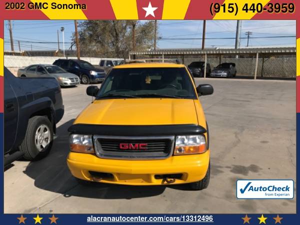 2002 GMC Sonoma Crew Cab 123" WB 4WD SLS *Best Prices In Town* -... for sale in El Paso, TX – photo 3