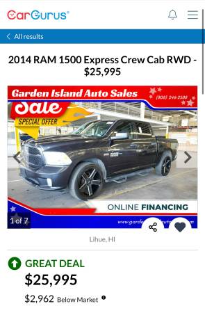 2014 RAM 1500 CREW CAB EXPRESS New Arrival! no wait, come in for sale in Lihue, HI – photo 2