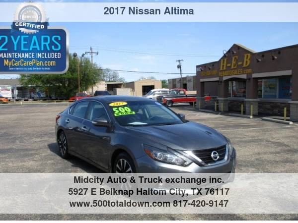 2017 Nissan Altima 2 5 SL Sedan Technology pkg 500totaldown com for sale in Haltom City, TX – photo 8