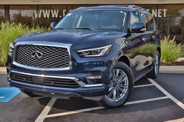 2019 *INFINITI* *QX80* *LUXE AWD* Hermosa Blue - cars & trucks - by... for sale in Oak Forest, IL – photo 2