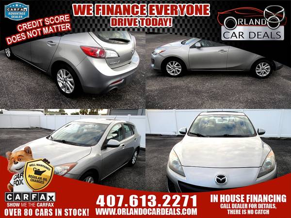 NO Credit Check Financing Low Down Payments 2013 Mazda MAZDA3 bhph... for sale in Maitland, FL – photo 4