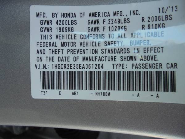 2014 Honda Accord LX Sedan 6-Spd MT for sale in Canton, MA – photo 15