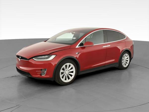 2017 Tesla Model X 75D Sport Utility 4D suv Red - FINANCE ONLINE -... for sale in San Bruno, CA – photo 3