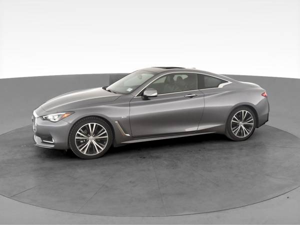 2018 INFINITI Q60 3.0t Luxe Coupe 2D coupe Gray - FINANCE ONLINE -... for sale in Washington, District Of Columbia – photo 4