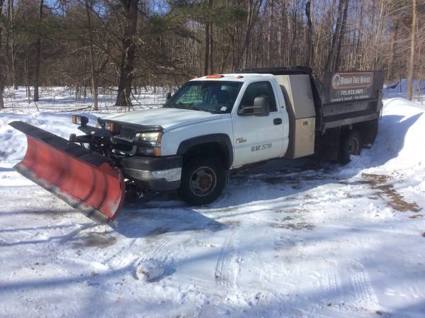 2003 Chevy 3500 Duramax Dump for sale in Bloomer, WI
