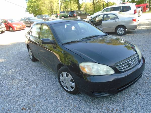 2003 Toyota Corolla LE 40 MPG ( 16 ) Toyota s on SITE - cars & for sale in Hickory, TN – photo 3