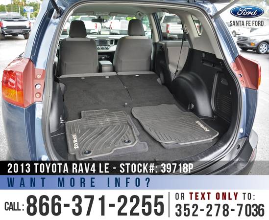 *** 2013 Toyota RAV4 LE AWD *** Bluetooth - Camera - Tinted Windows for sale in Alachua, FL – photo 19
