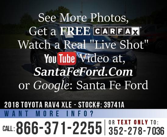 *** 2018 Toyota RAV4 XLE *** ECO Mode - Cruise Control - Sunroof for sale in Alachua, GA – photo 23