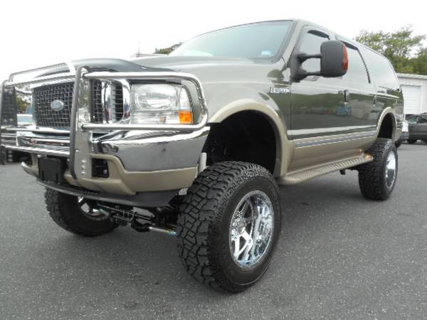 2002 FORD EXCURSION 7.3 POWERSTROKE TURBO DIESEL LIFTED 4X4 for sale in Staunton, NC – photo 2