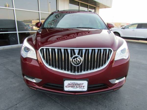 2015 *Buick* *Enclave* *AWD 4dr Premium* Crimson Red - cars & trucks... for sale in Omaha, NE – photo 2