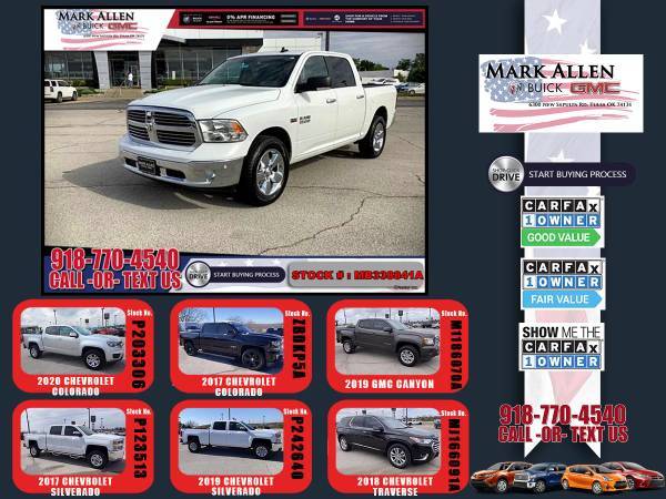 2016 RAM 1500 4WD Crew Cab 5 7 Ft Box Big Horn TRUCK - LOW DOWN! for sale in Tulsa, OK – photo 24