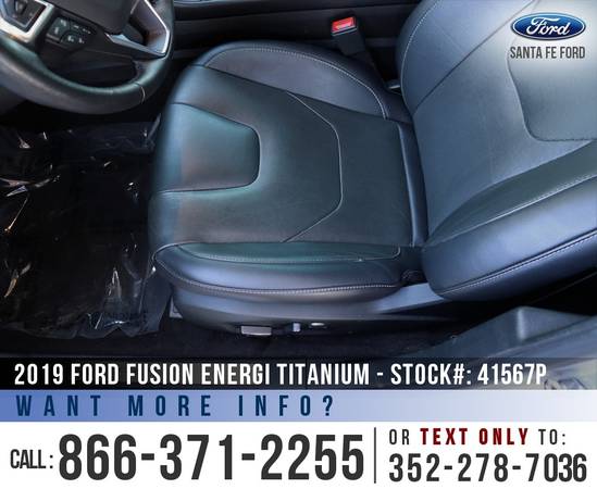 2019 Ford Fusion Energi Titanium Leather Seats - Sunroof for sale in Alachua, FL – photo 13