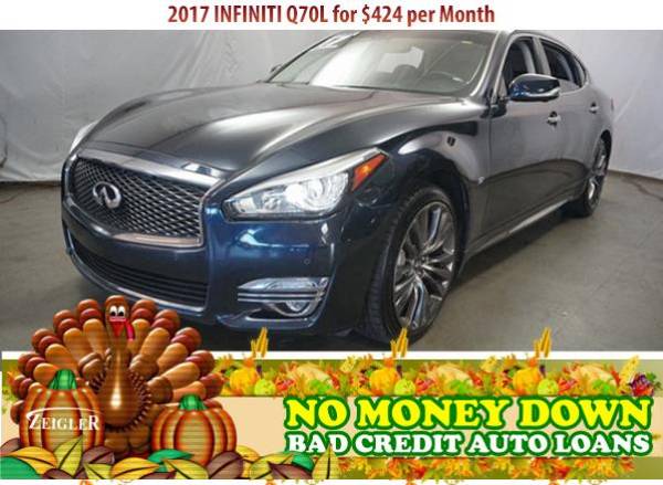 $424/mo 2017 INFINITI Q70L Bad Credit & No Money Down OK - cars &... for sale in Hickory Hills, IL