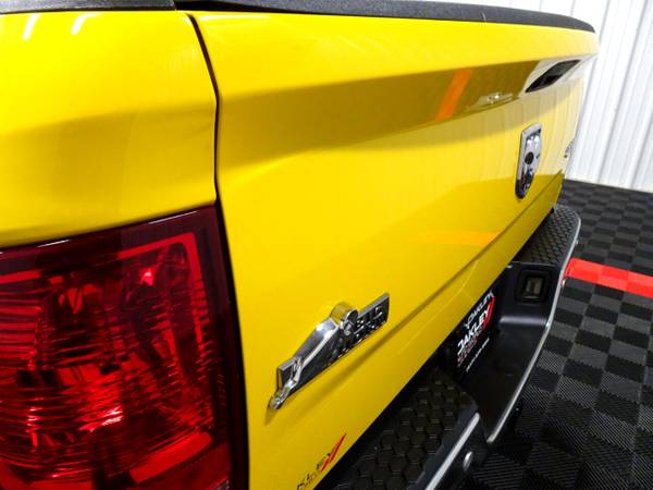 2016 RAM 1500 4WD Crew Cab 140.5" Big Horn pickup Yellow - cars &... for sale in Branson West, AR – photo 8