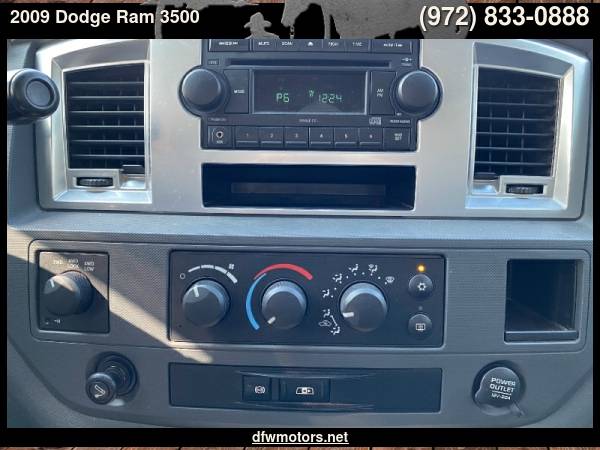 2009 Dodge Ram 3500 SLT 4X4 Dually Diesel - cars & trucks - by... for sale in Lewisville, TX – photo 17