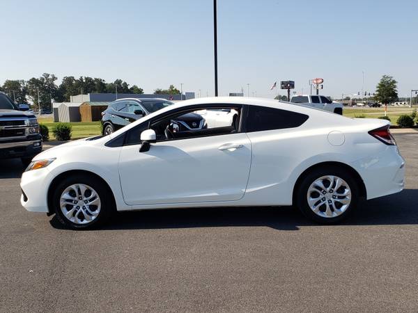 2014 Honda Civic LX coupe White for sale in Jonesboro, AR – photo 3