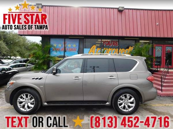 2014 Infiniti QX80 RWD AS LOW AS 1500 DOWN! W,A,C AS LOW 2.9% for sale in TAMPA, FL – photo 8