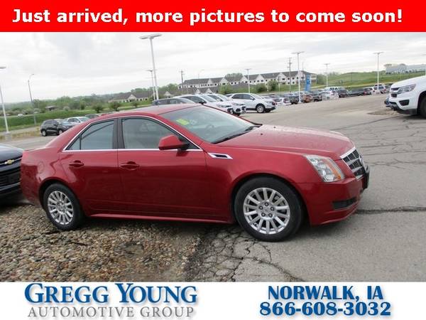 2011 Caddy Cadillac CTS Luxury sedan Crystal Red Tintcoat - cars & for sale in Norwalk, IA – photo 2