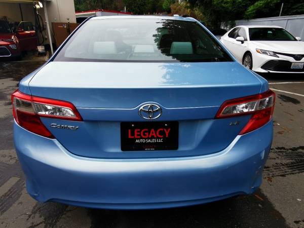 2013 Toyota Camry LE 4dr Sedan - - by dealer - vehicle for sale in Seattle, WA – photo 4