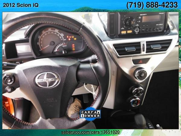 2012 Scion iQ 3dr HB - cars & trucks - by dealer - vehicle... for sale in Colorado Springs, CO – photo 13