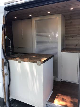 Full Sprinter Van Conversion - bed, shower, toilet for sale in Austin, TX – photo 3