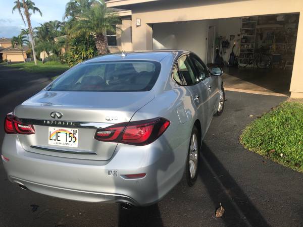 2017 Infiniti Q70, loaded, low mileage, Premium Package Silver/Black... for sale in Lahaina, HI – photo 3