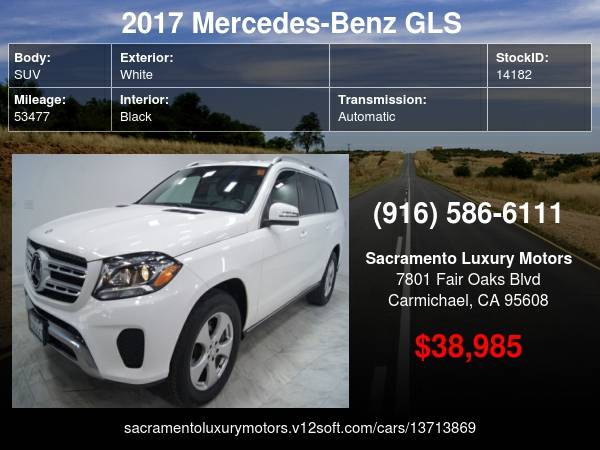 2017 Mercedes-Benz GLS GLS 450 AWD 4MATIC GLS450 GL550 GL450... for sale in Carmichael, CA – photo 24