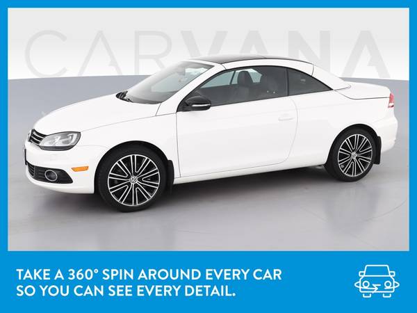 2014 VW Volkswagen Eos Komfort Convertible 2D Convertible White for sale in Austin, TX – photo 3