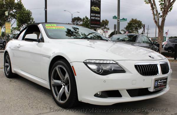 2010 *BMW* *6 Series* *650i*Convertible Loaded, Fin for sale in Lawndale, CA – photo 16