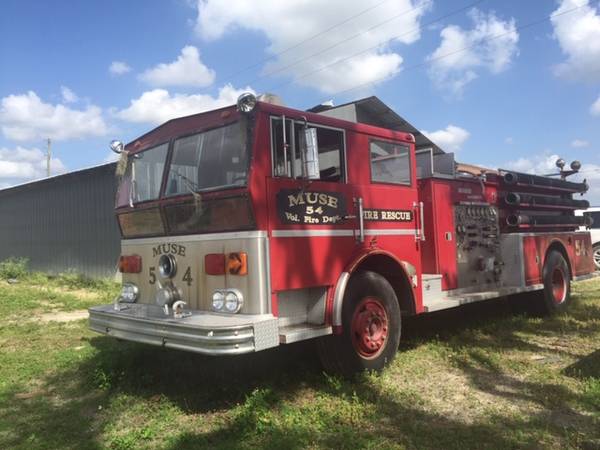 1966 VINTAGE WARD LaFRANCE FIRE TRUCK FOR SALE - - by for sale in Avon Park, FL – photo 3