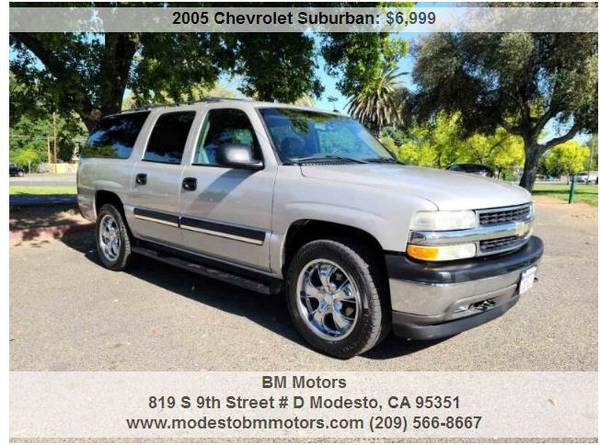 2005 CHEVY SUBURBAN 1500 LT 4WD - - by dealer for sale in Modesto, CA – photo 2