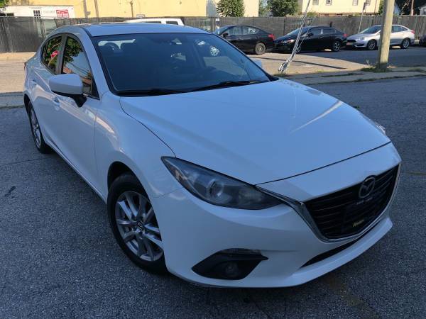 2016 Mazda 3 Grand Touring wht/blk 40k miles Clean title cash deal for sale in Baldwin, NY – photo 2