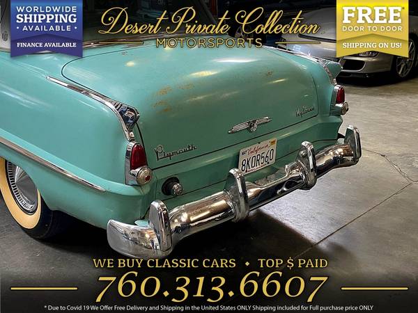 PRICE BREAK on this 1954 Plymouth Belvedere Original Paint ! Sedan -... for sale in Palm Desert , CA – photo 4