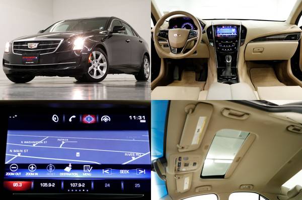 SUNROOF! GPS! 2015 Cadillac ATS LUXURY AWD Sedan Silver for sale in Clinton, MO – photo 13