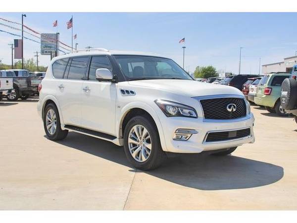 2017 INFINITI QX80 Base (Majestic White) - - by dealer for sale in Chandler, OK – photo 2