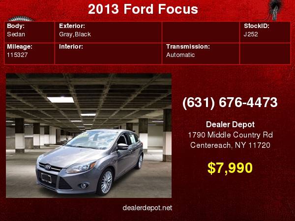 2013 Ford Focus 5dr HB Titanium for sale in Centereach, NY