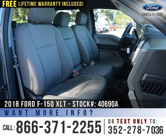 2018 FORD F150 XLT 4WD *** Brush Guards, Cruise, Camera *** - cars &... for sale in Alachua, FL – photo 20