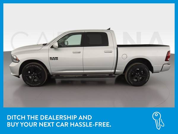 2018 Ram 1500 Crew Cab Night Pickup 4D 5 1/2 ft pickup Silver for sale in Dade City, FL – photo 4