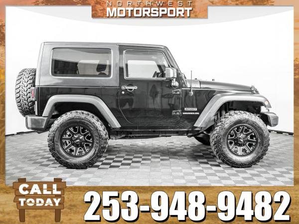 *WE BUY TRUCKS* Lifted 2015 *Jeep Wrangler* Sport 4x4 for sale in PUYALLUP, WA – photo 4