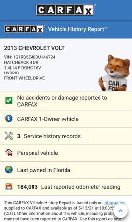 2013 Chevrolet Volt Premium w/Navigation LOADED for sale in SAINT PETERSBURG, FL – photo 23