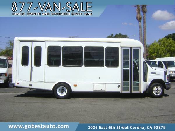 2013 Ford E450 17-Passenger Wheel Chair Ramp Bus Cargo RV Camper Van for sale in Corona, CA – photo 2