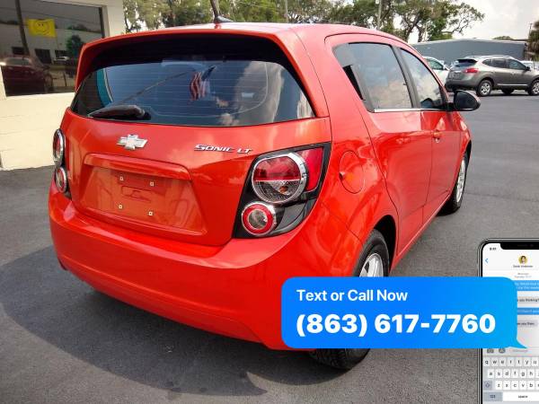 2013 Chevrolet Chevy Sonic LT Auto 4dr Hatchback for sale in Lakeland, FL – photo 6