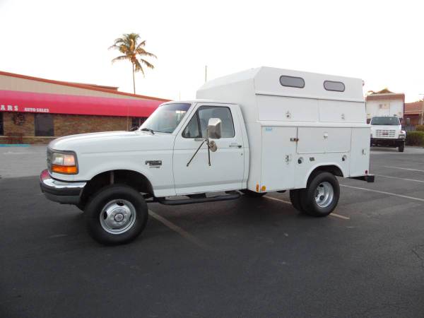Ford F350 *7.3L DIESEL 4x4 4WD KUV Enclosed Work Utility SERVICE... for sale in West Palm Beach, AL – photo 3