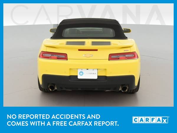 2014 Chevy Chevrolet Camaro LT Convertible 2D Convertible Yellow for sale in LAWTON, OK – photo 7